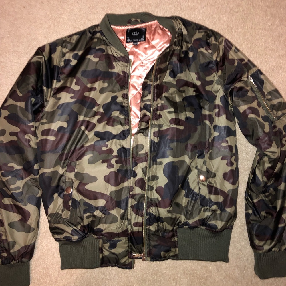 Camo Bomber Jacket